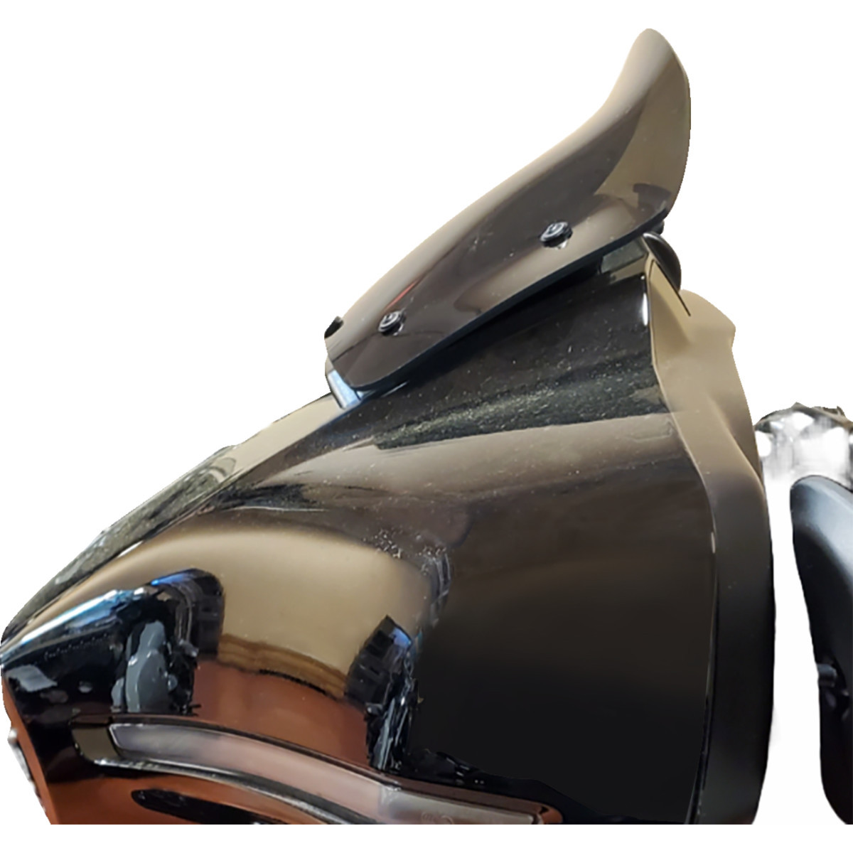 Wind Vest #58-1040 - Windshield - 10-1/2" - Dark Smoke - FLHX, FLHXSE