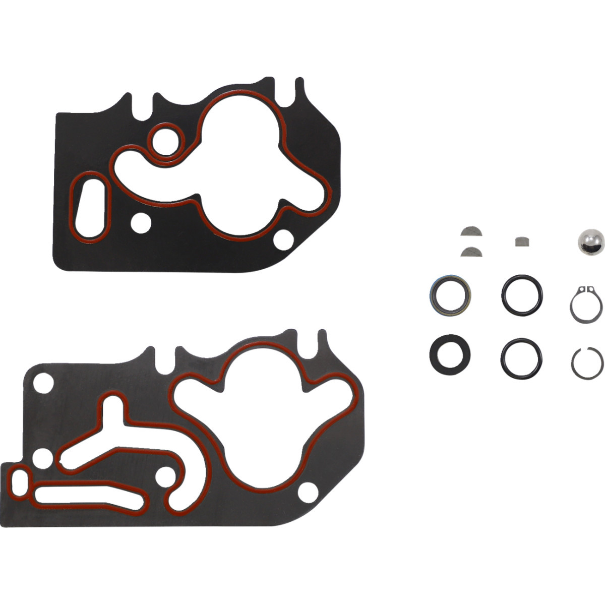 James Gasket #JGI-HVHP - Oil Pump Gasket/Seal Kit with Metal Beaded - EVO/Big Twin