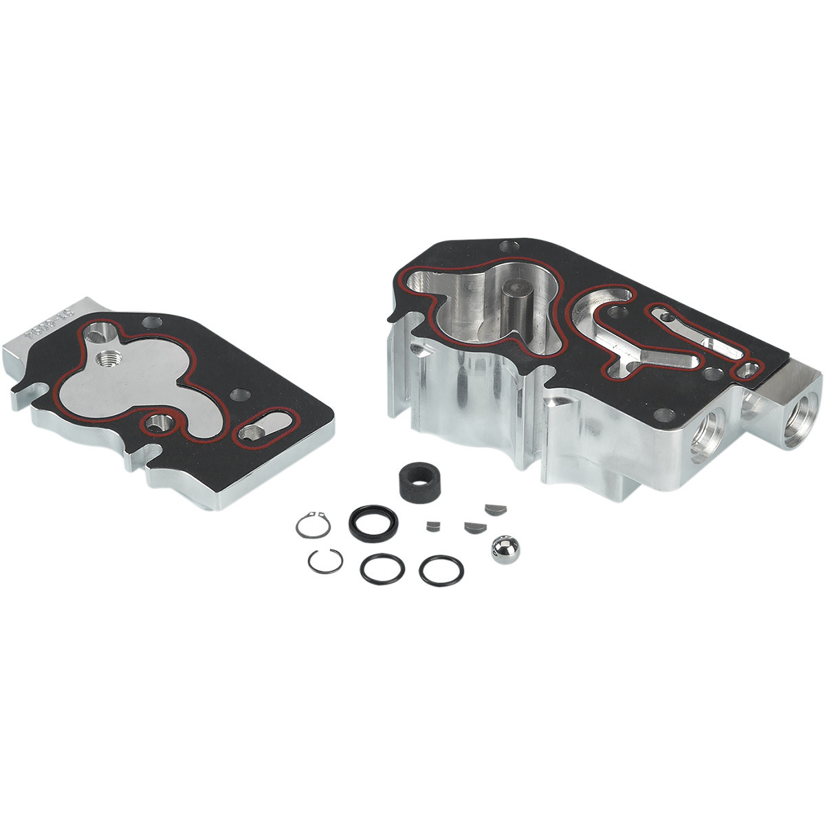 James Gasket #JGI-HVHP - Oil Pump Gasket/Seal Kit with Metal Beaded - EVO/Big Twin