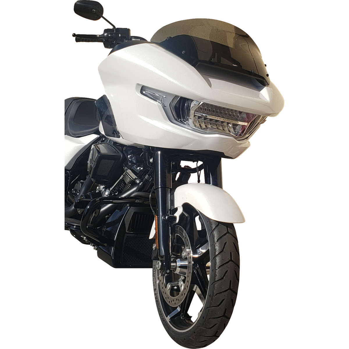 Wind Vest #57-1040 - Windshield - 10-1/2" - Dark Smoke - FLTRX/SE/STSE