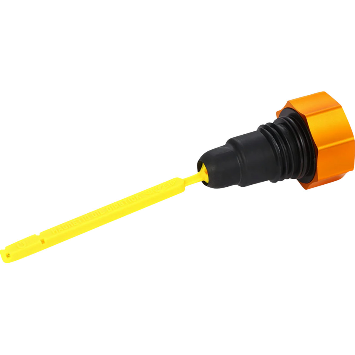Figurati Designs #FDP01-TCSM-G - Performance Magnetic Oil Dipstick - Curved - Gold - '07-'16 Touring/Trike