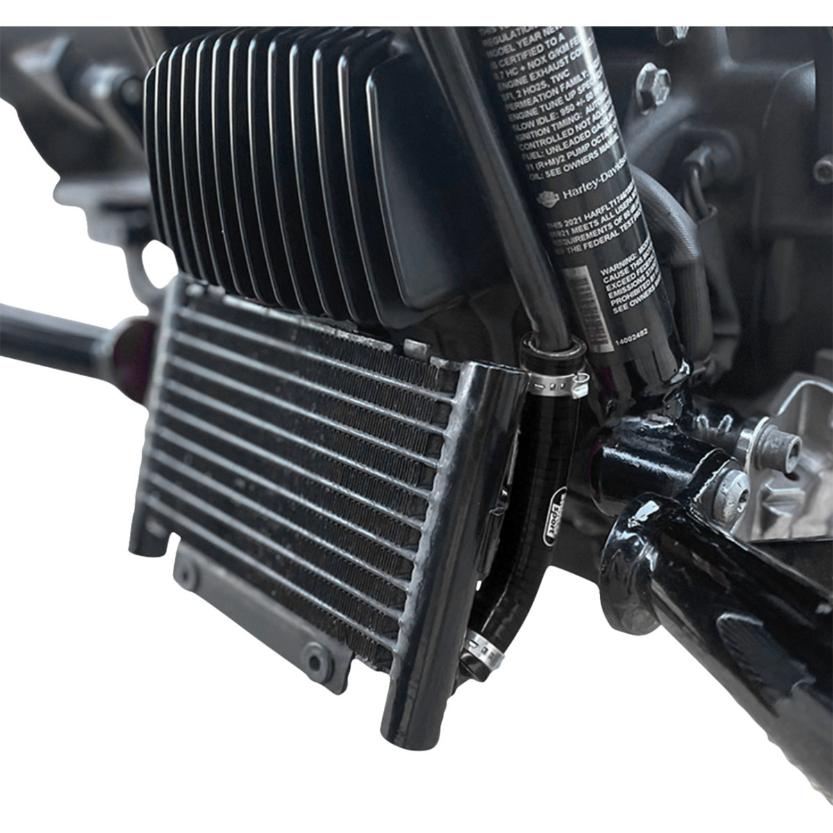 Samco Sport #HAR-5-BK - Radiator Hose Kit - Black - Harley-Davidson