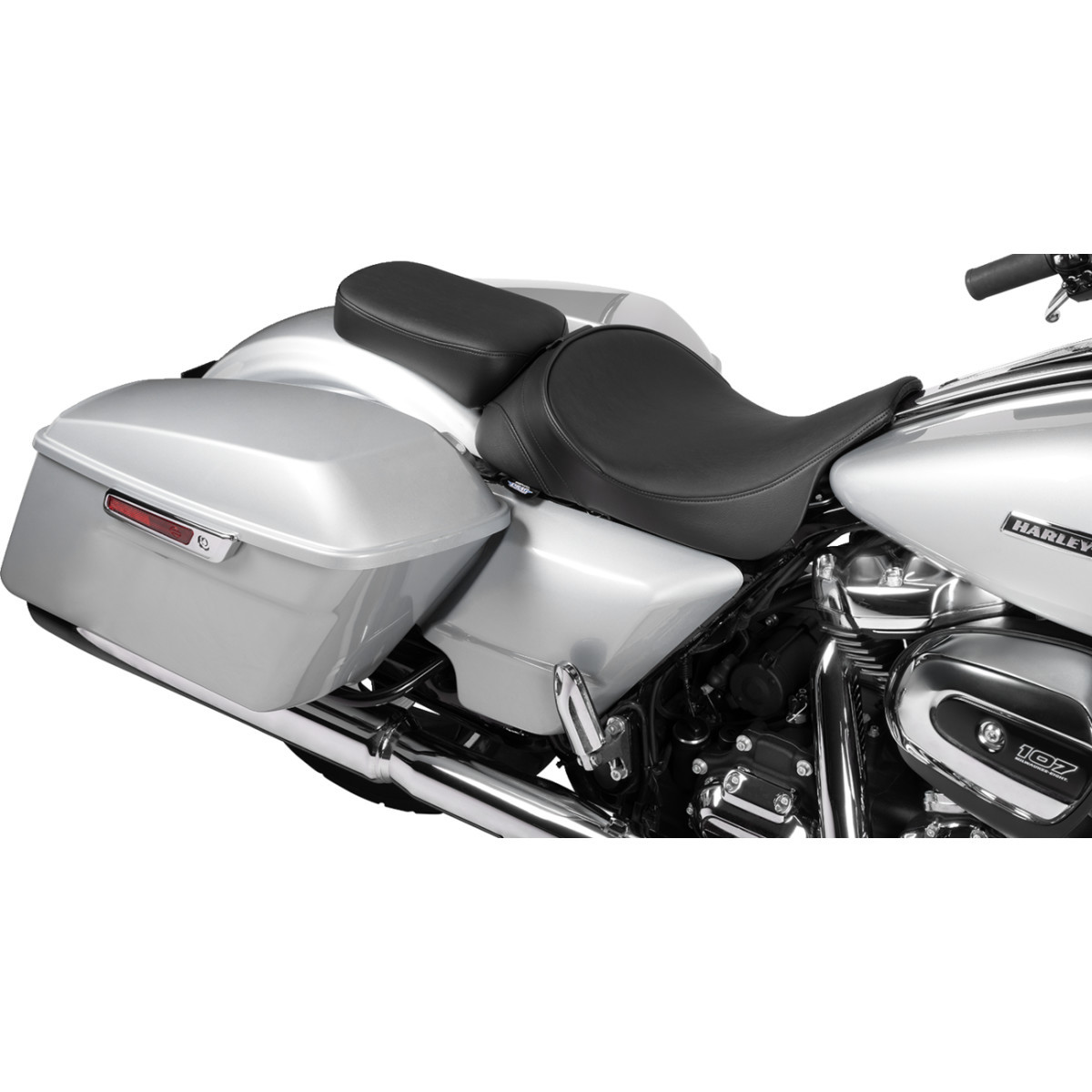 Drag Specialties Seats - Rear Solo Seat - Wide - Smooth - FLH/FLT '97-'23