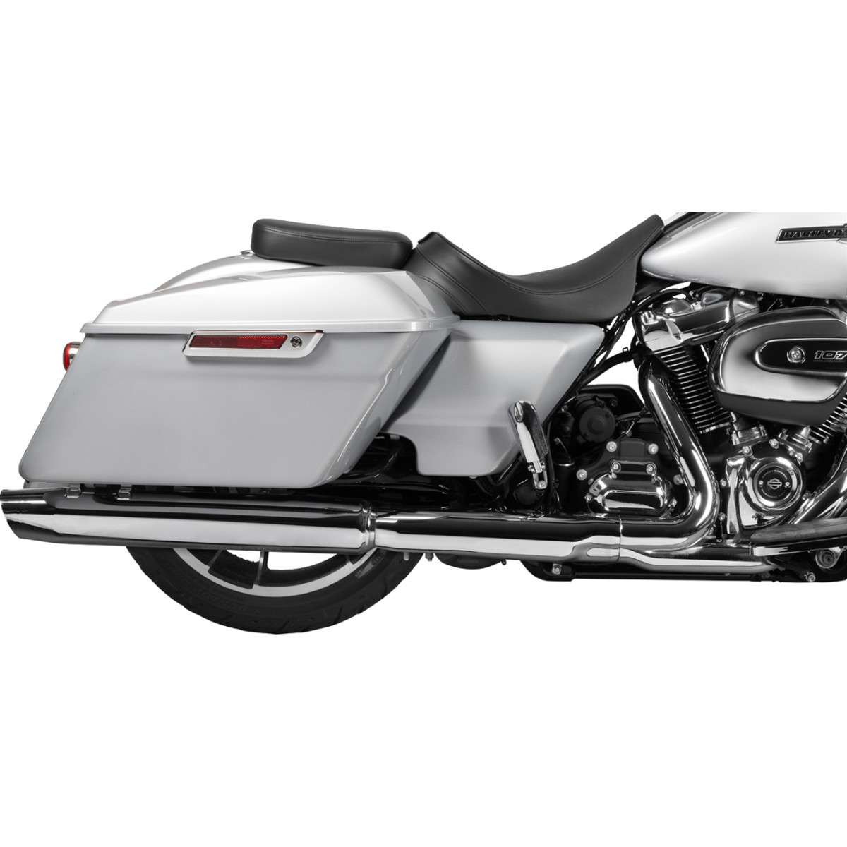 Drag Specialties Seats - Rear Solo Seat - Wide - Smooth - FLH/FLT '97-'23