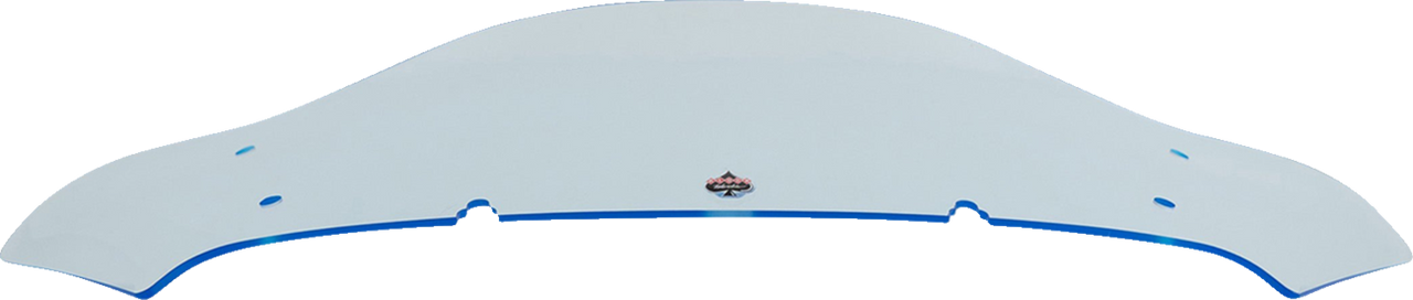 Klock Werks #KWW-01-0740 - Kolor Flare Windshield - 6-1/2" - Blue Ice - FLHX