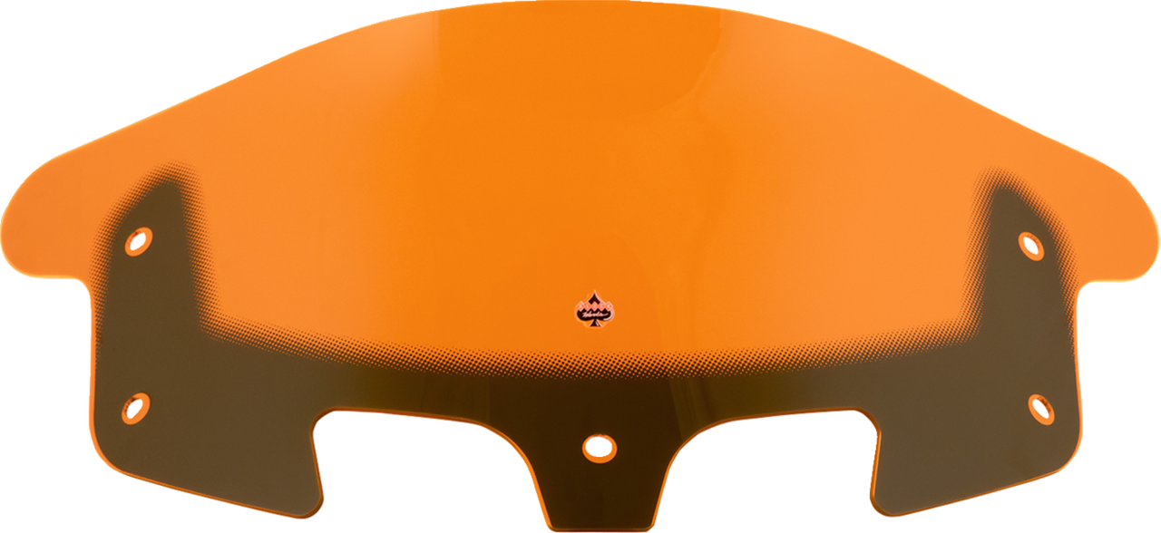 Klock Werks #KWW-04-0632 - Kolor Flare Windshield - 10" - Orange Ice