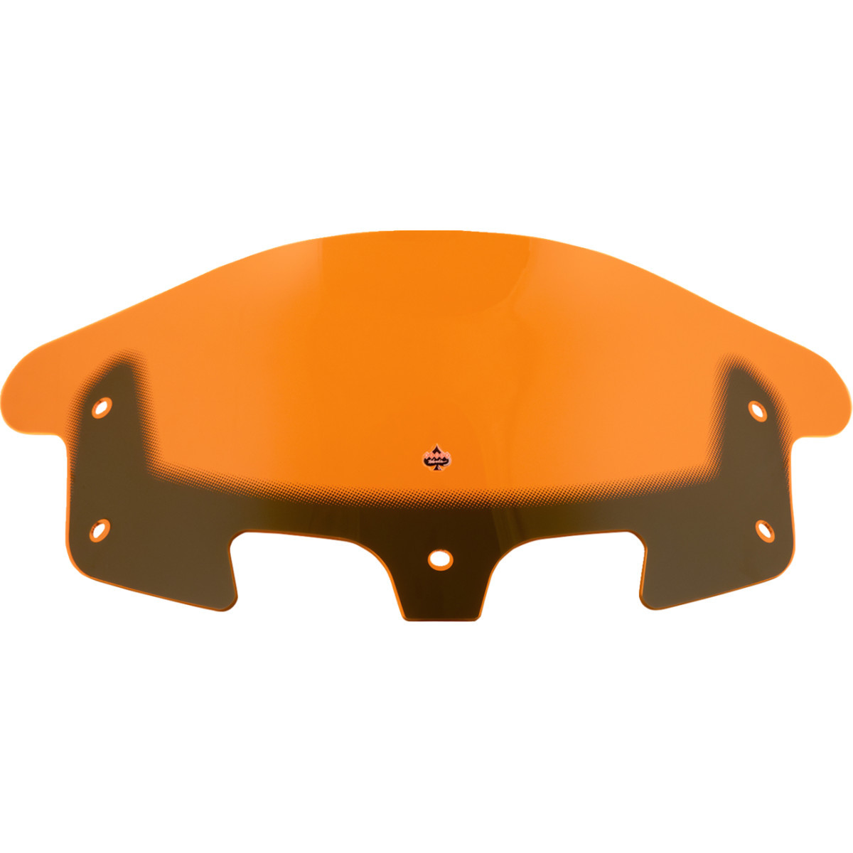 Klock Werks #KWW-04-0632 - Ice Flare® Windshield - 10" - Orange Ice - '14-'26 Indian