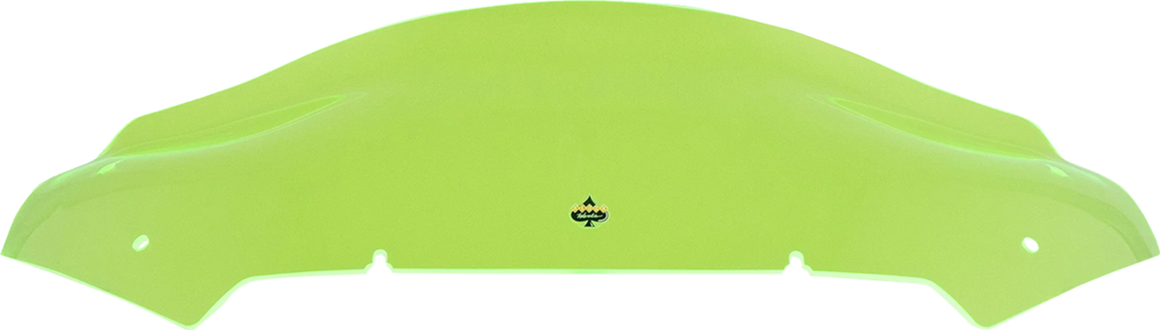 Klock Werks #KWW-01-0753 - Kolor Flare Sport Windshield - 8" - Green Ice