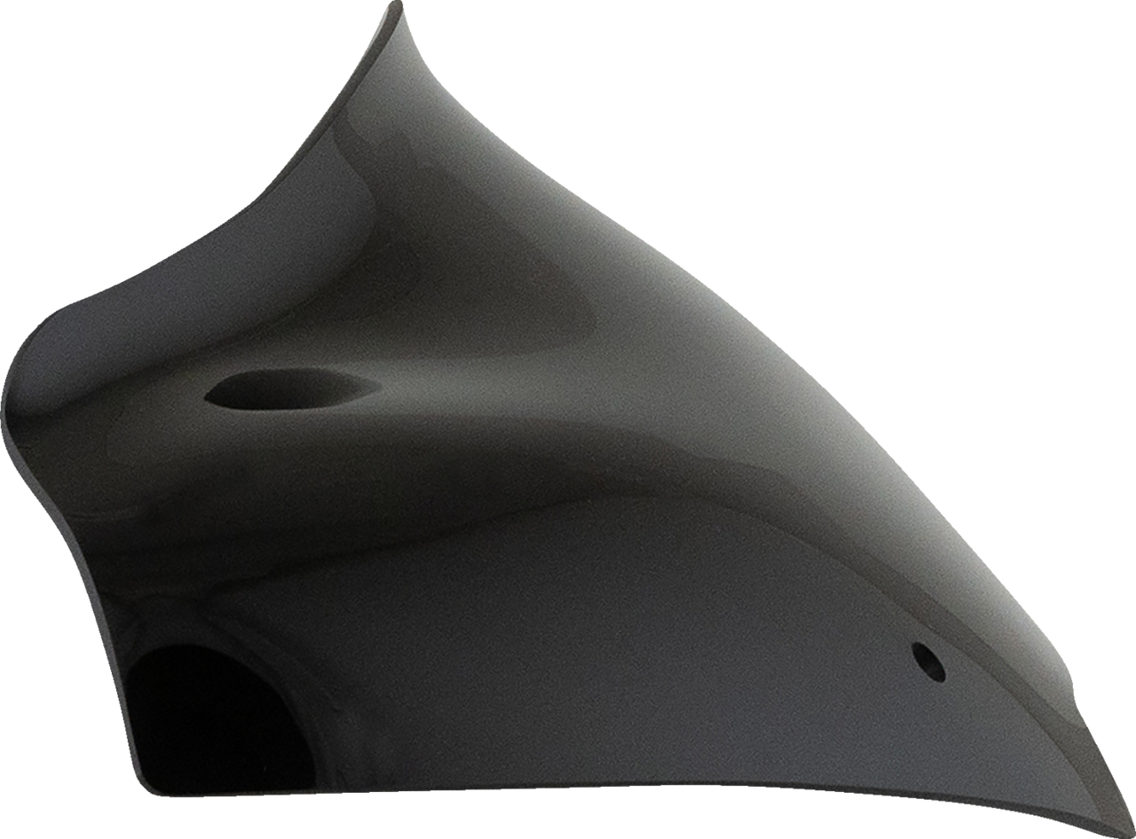 Klock Werks #KWW-01-0708-B - Sport Flare Windshield - 8" - Black - FLTR