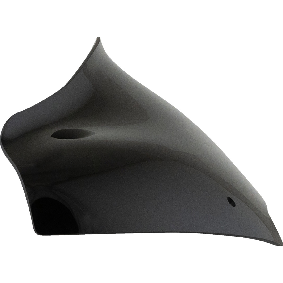 Klock Werks #KWW-01-0708-B - Sport Flare® Windshield - 8" - Black - FLTR