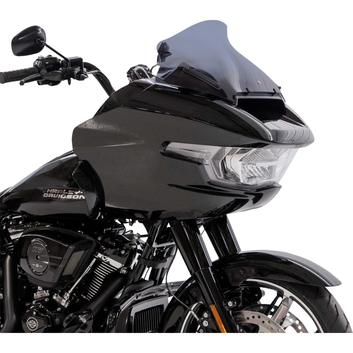 Klock Werks #KWW-01-0735-DS - Sport Flare® Windshield - 11" - Dark Smoke - FLTRX