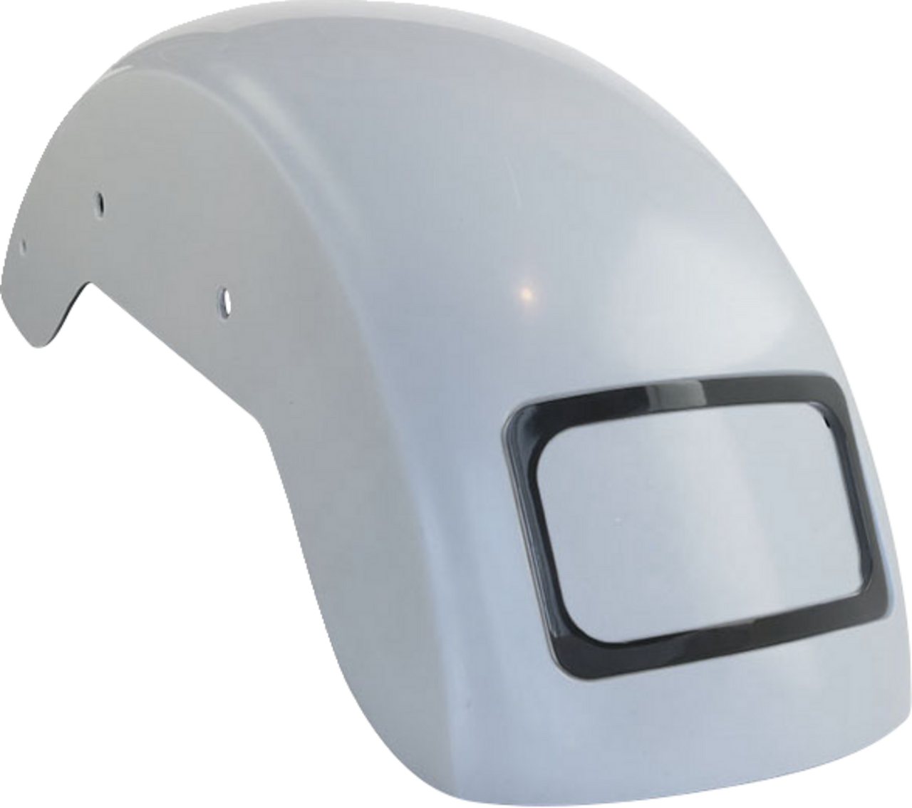 Bagger Nation #CRF-M8ST-LR-B - The Fix Rear Fender - Black Frame Plate - M8 Softail