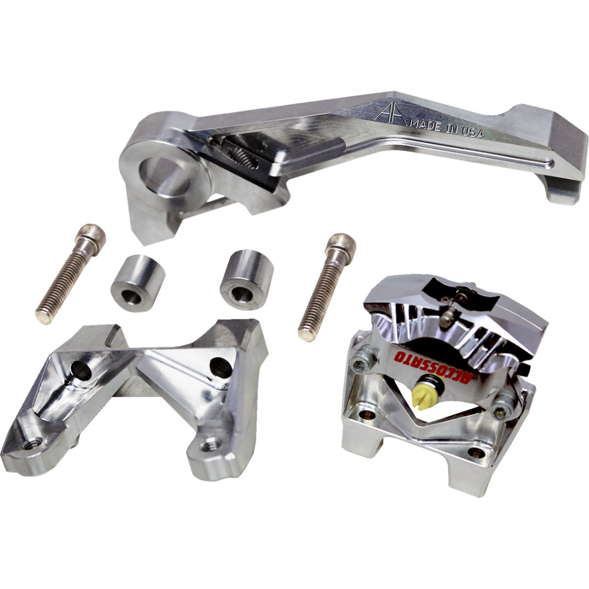 Alloy ART #MCRB2-1 - Multi Brake Caliper Mount - 84mm Bolt Center - Raw - Super Sport