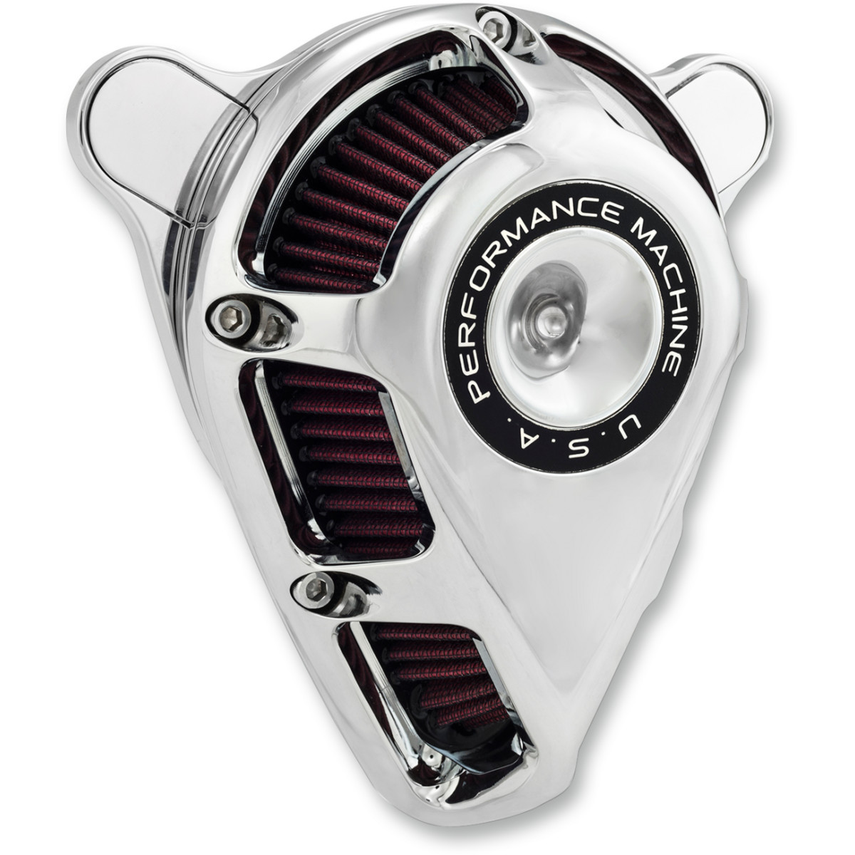 Performance Machine (PM) #0206-2167-CH - Jet Air Cleaner Kit - Chrome