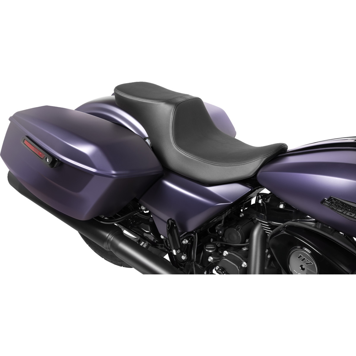 Drag Specialties Seats - Predator 2-Up Seat - Vinyl - Smooth - w/o Backrest - FLTR/FLHX '23-'24