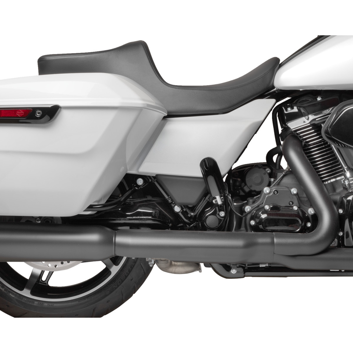 Drag Specialties Seats - Predator III 2-Up Seat - Vinyl/Solar Leather - Smooth - FLT/FLH '23-'24