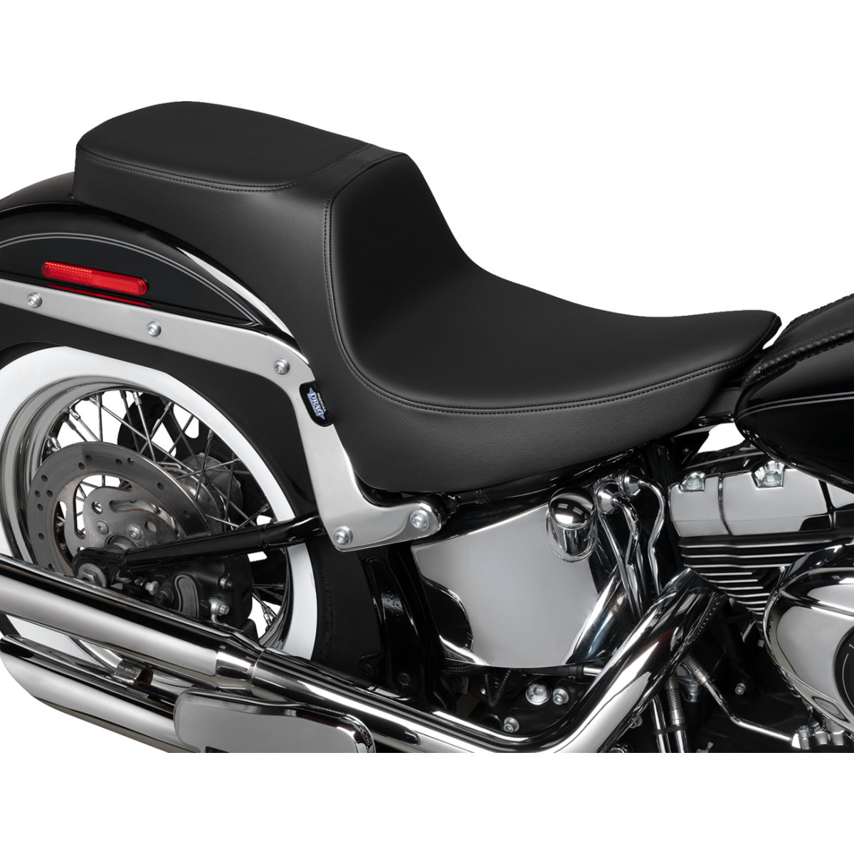 Drag Specialties Seats - Performance Predator 2-Up Seat - Solar Leather - Smooth - FL '00-'17