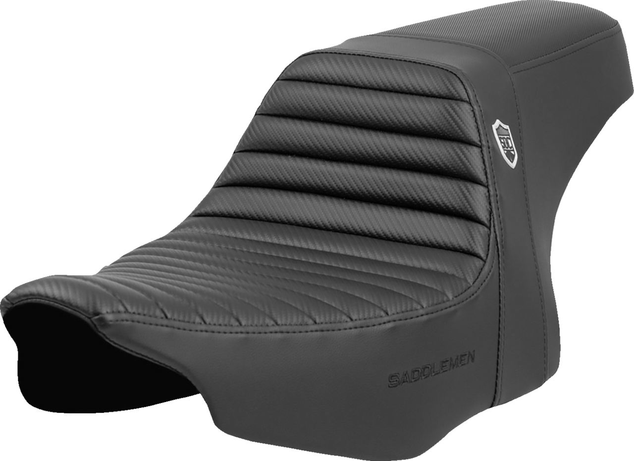 Saddlemen Pro Series SDC Performance Seat - w/o Backrest - Tuck-n-Roll - FLH/FLT '23-'24