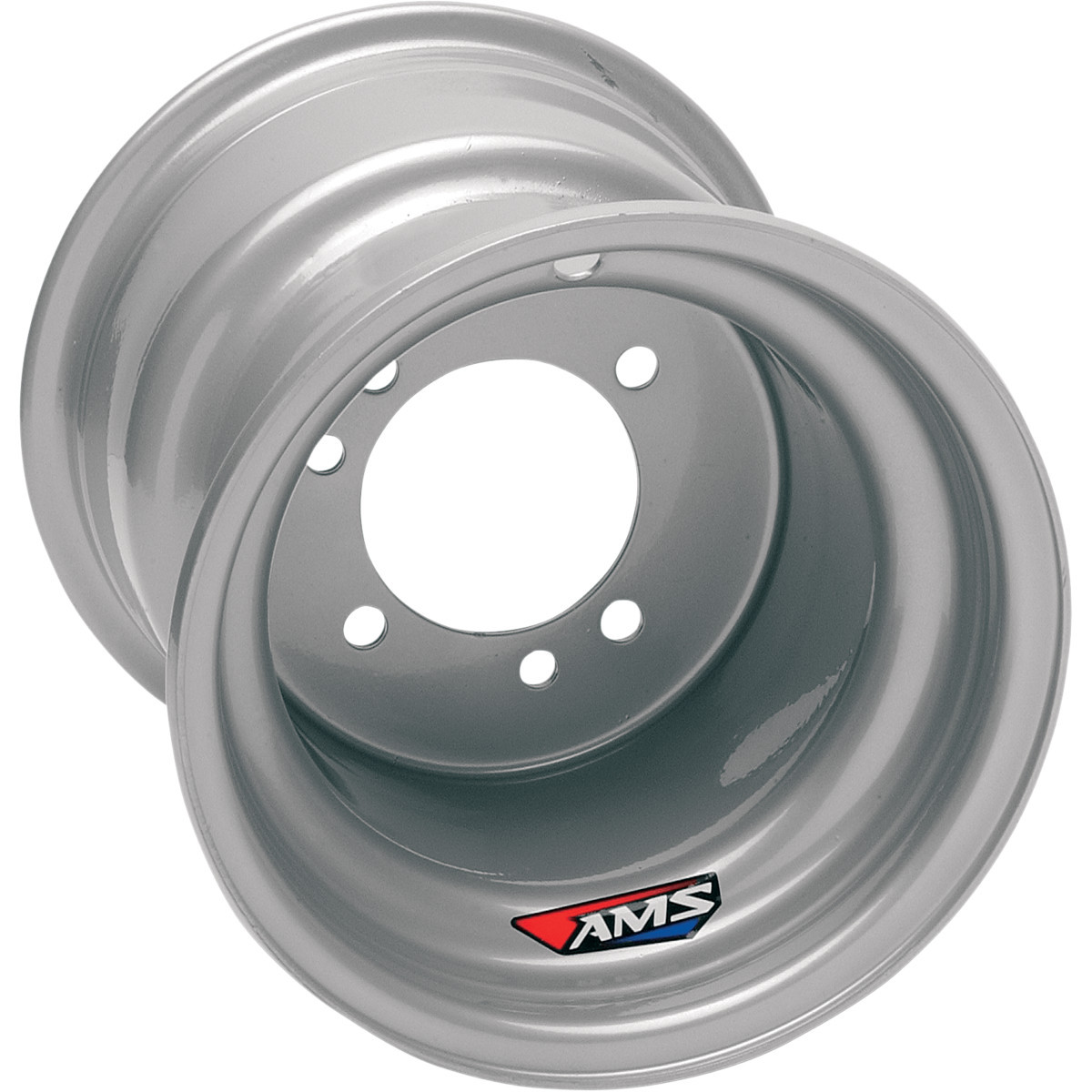 AMS #8513-697 - Steel Wheel - Rear - Chrome - 8x8.5 - 3/100 - 4/100 - 3.5+5