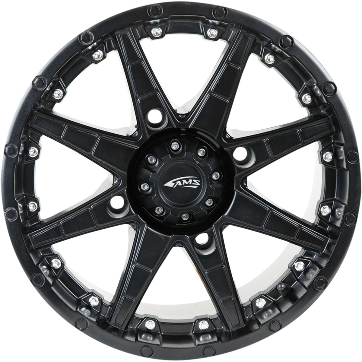 AMS #4749-046AS - Wheel - Roll'n 105 - Front/Rear - Black - 14x7 - 4/110 - 5+2