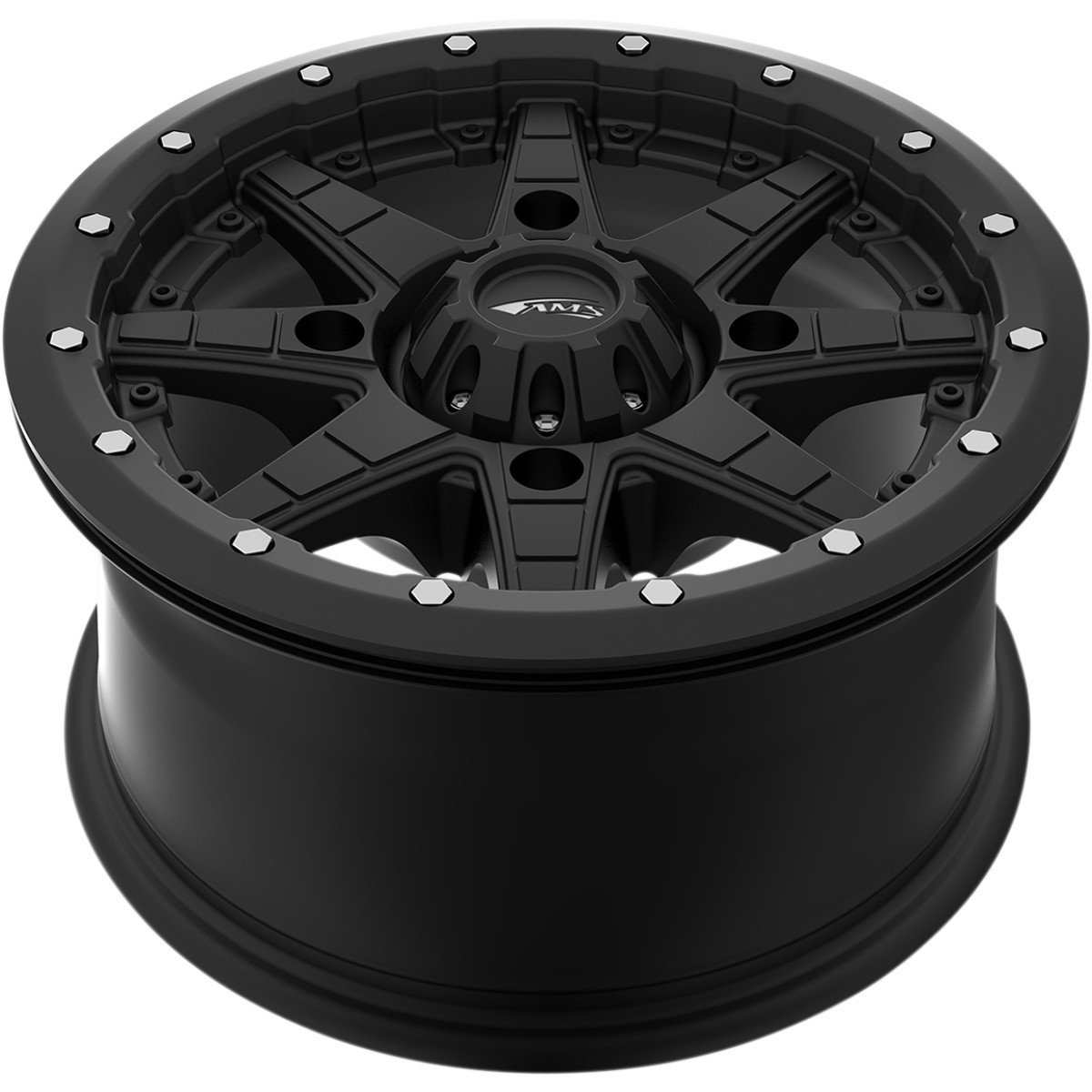 AMS #5710-046AS - Wheel - Roll'n 106 - Front/Rear - Black - 15x7 - 4/137 - 5+2