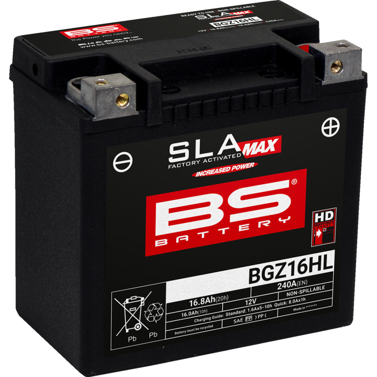 BS Battery #300932 - Battery - BGZ16HL (GYZ)