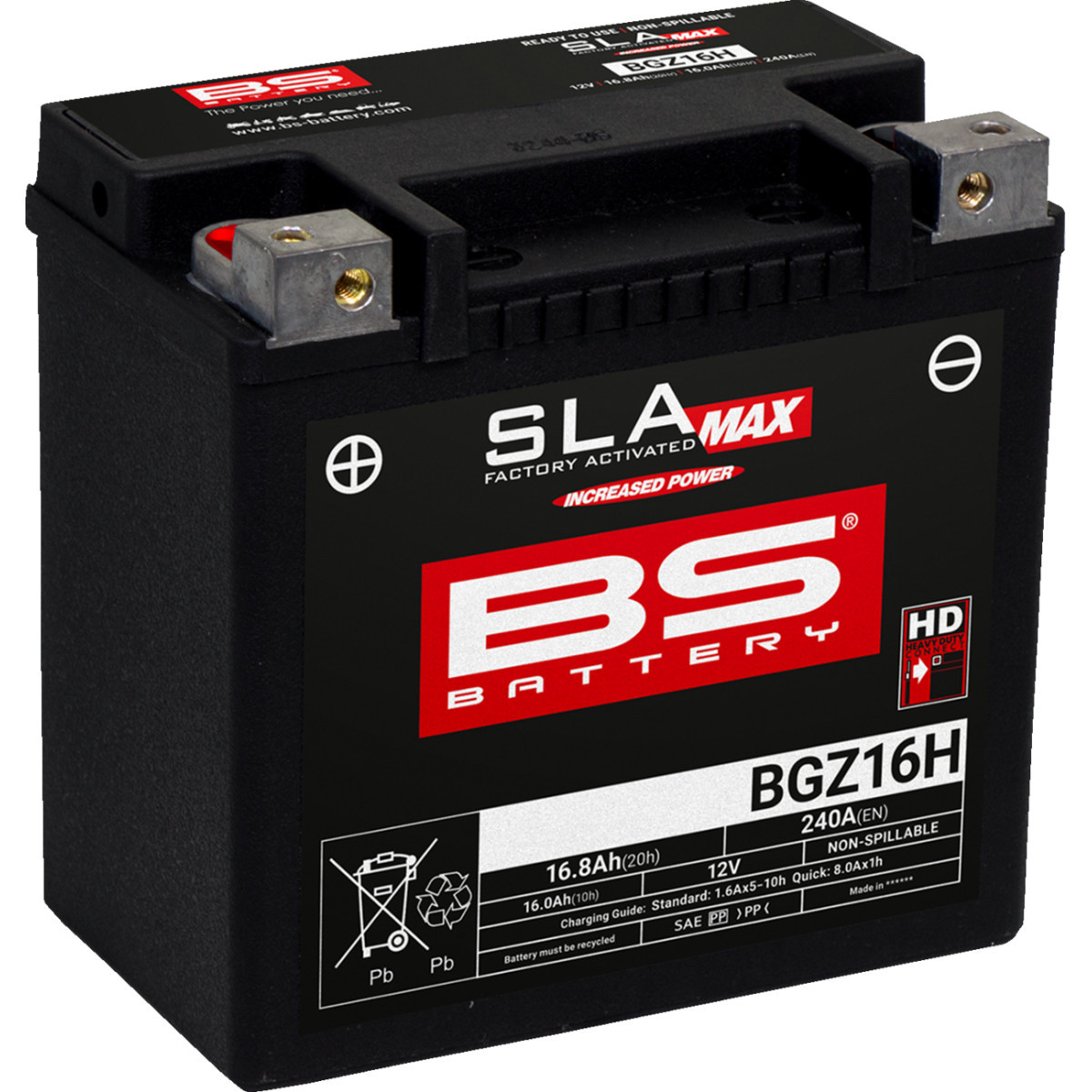 BS Battery #300931 - Battery - BGZ16H (GYZ)