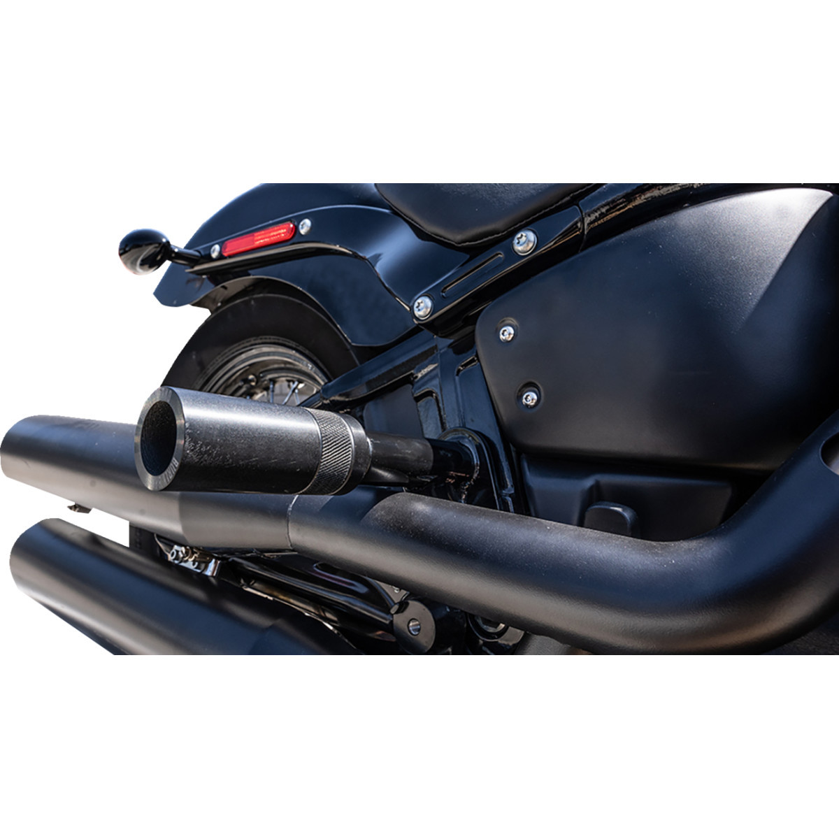Burly Brand #B10-3019B - Rear Brawler Kit - Black - HD Softail