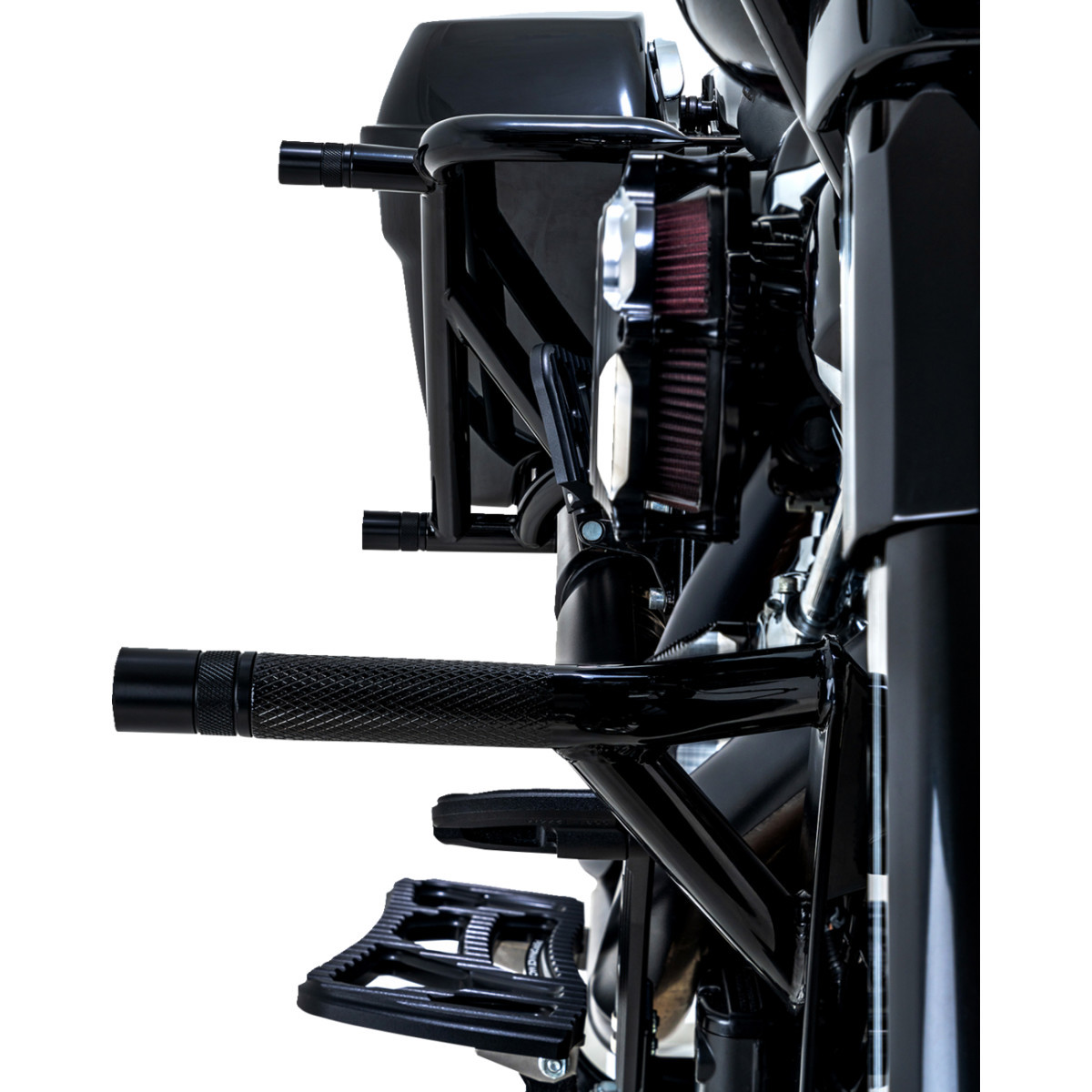Burly Brand #SA-3013-002 - Rear Brawler Kit - Black - HD Toring