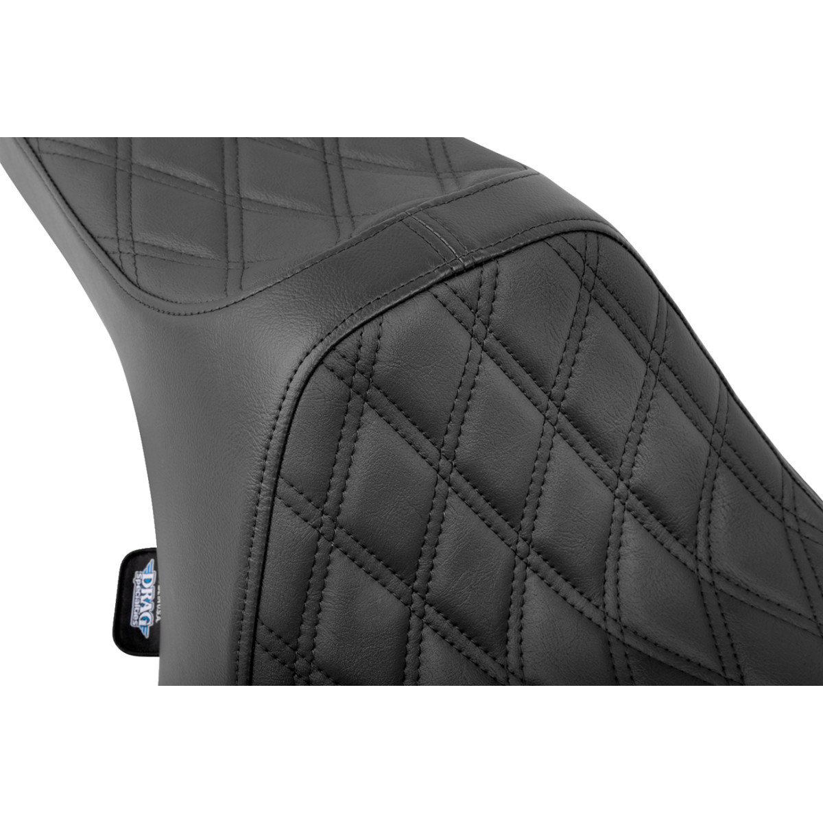 Drag Specialties Seats - Predator III Seat - Double Diamond - Black - FLT/FLH '23-'24