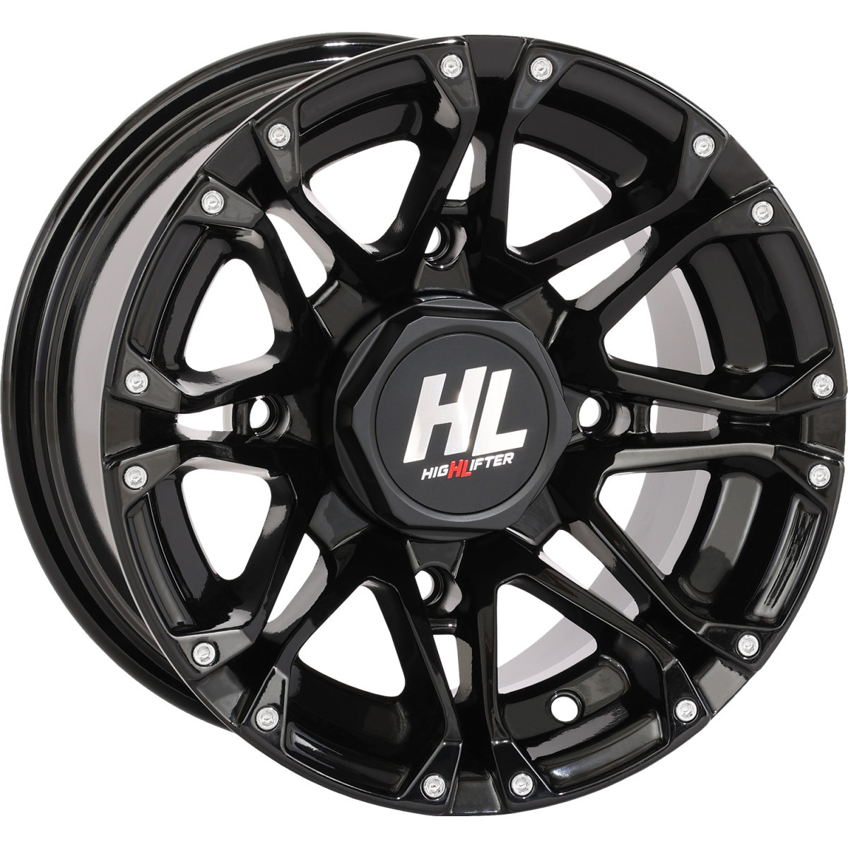 High Lifter #12HL03-1211 - Wheel - HL3 - Rear - Gloss Black - 12x7 - 4/110 - 2+5 (-47 mm)