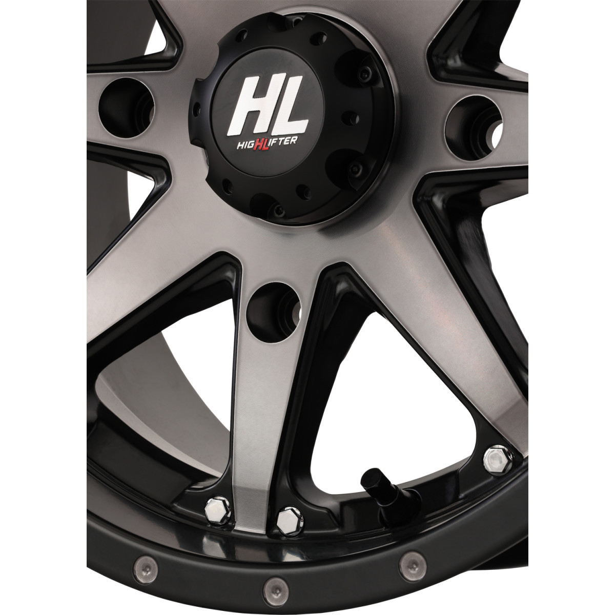 High Lifter #14HL10-1637 - Wheel - HL10 - Front/Rear - Matte Black/Smoke - 14x7 - 4/137 - 5+2 (+30 mm)