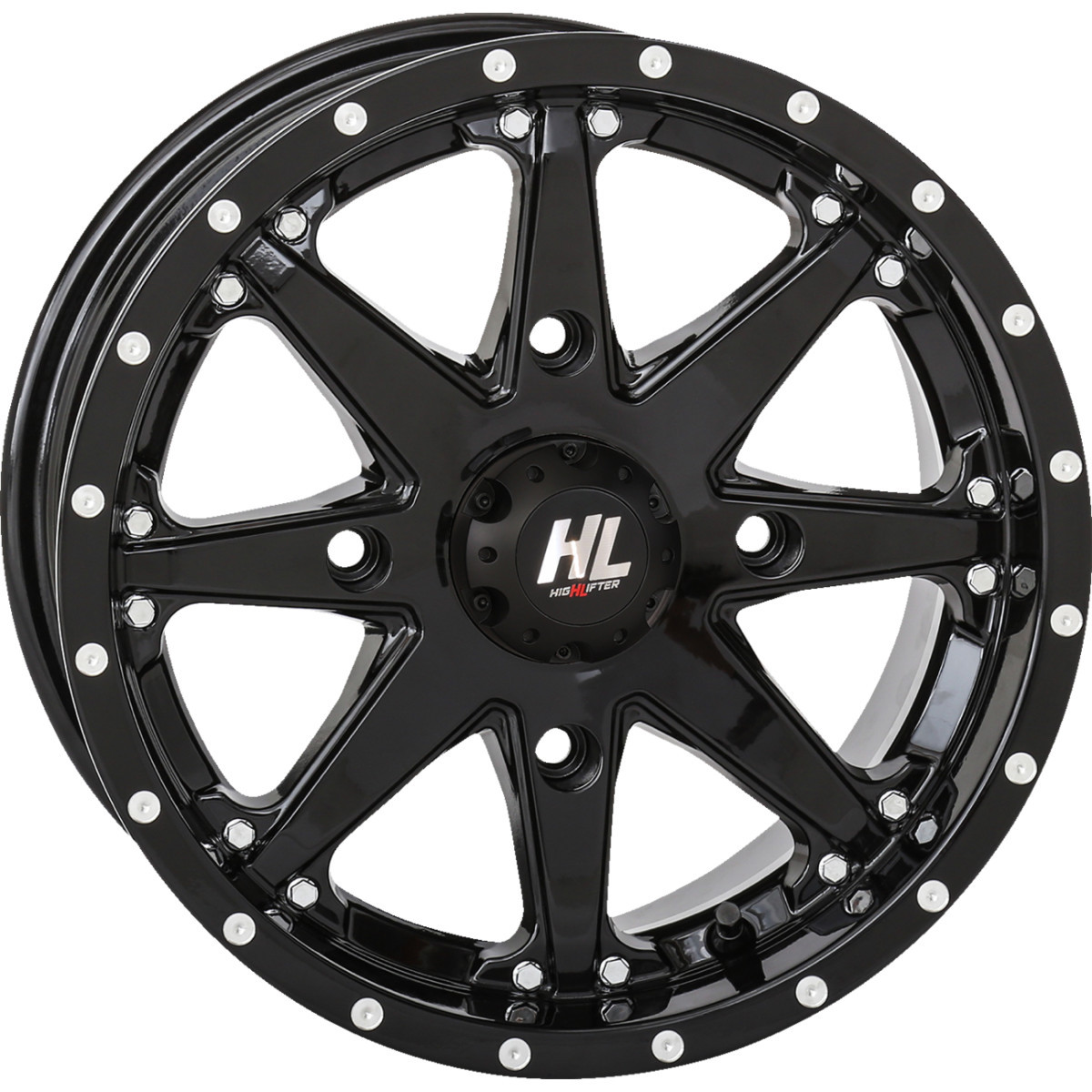 High Lifter #14HL10-1256 - Wheel - HL10 - Front/Rear - Gloss Black - 14x7 - 4/156 - 5+2 (+30 mm)