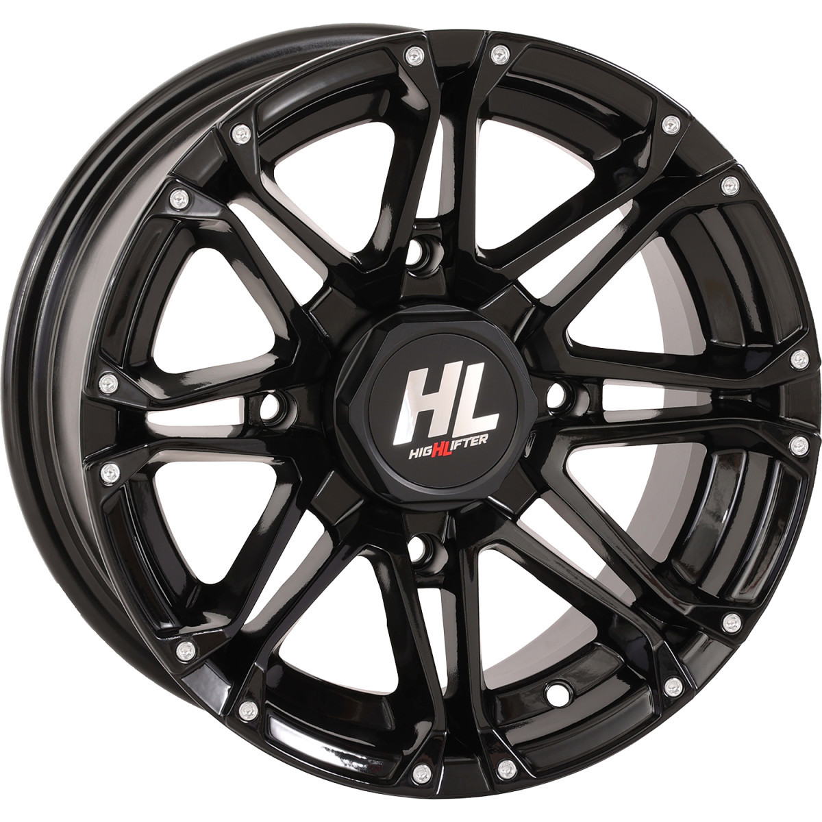 High Lifter #14HL03-1210 - Wheel - HL3 - Front/Rear - Gloss Black - 14x7 - 4/110 - 4+3 (+10 mm)