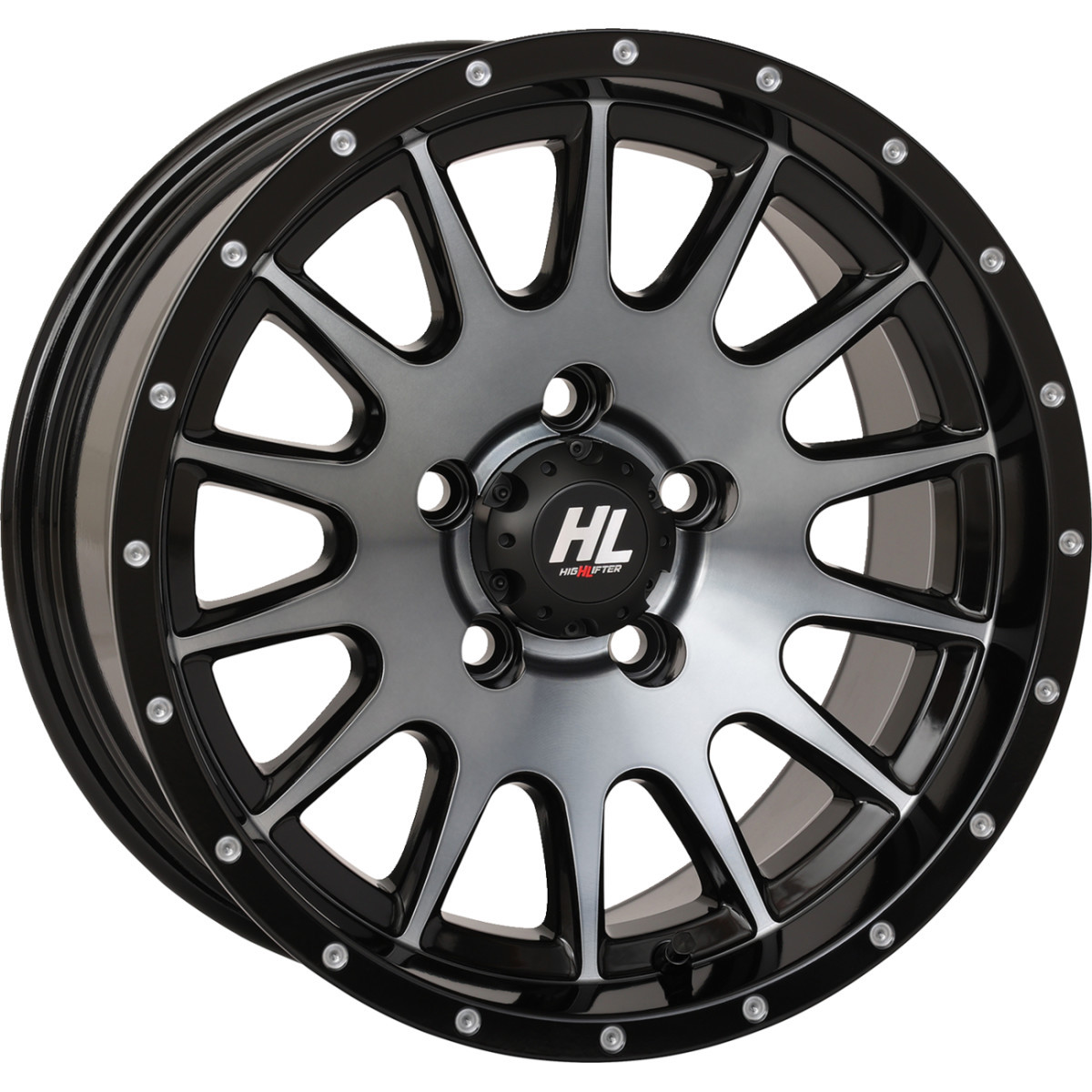 High Lifter #15HL25-1656 - Wheel - HL25 - Front/Rear - Dark Tint Gray - 15x7 - 4/156 - 4+3 (+10 mm)
