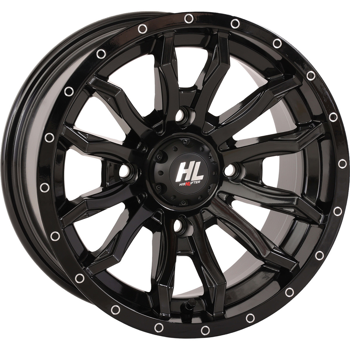 High Lifter #14HL21-1237 - Wheel - HL21 - Front/Rear - Gloss Black - 14x7 - 4/137 - 4+3 (+10 mm)