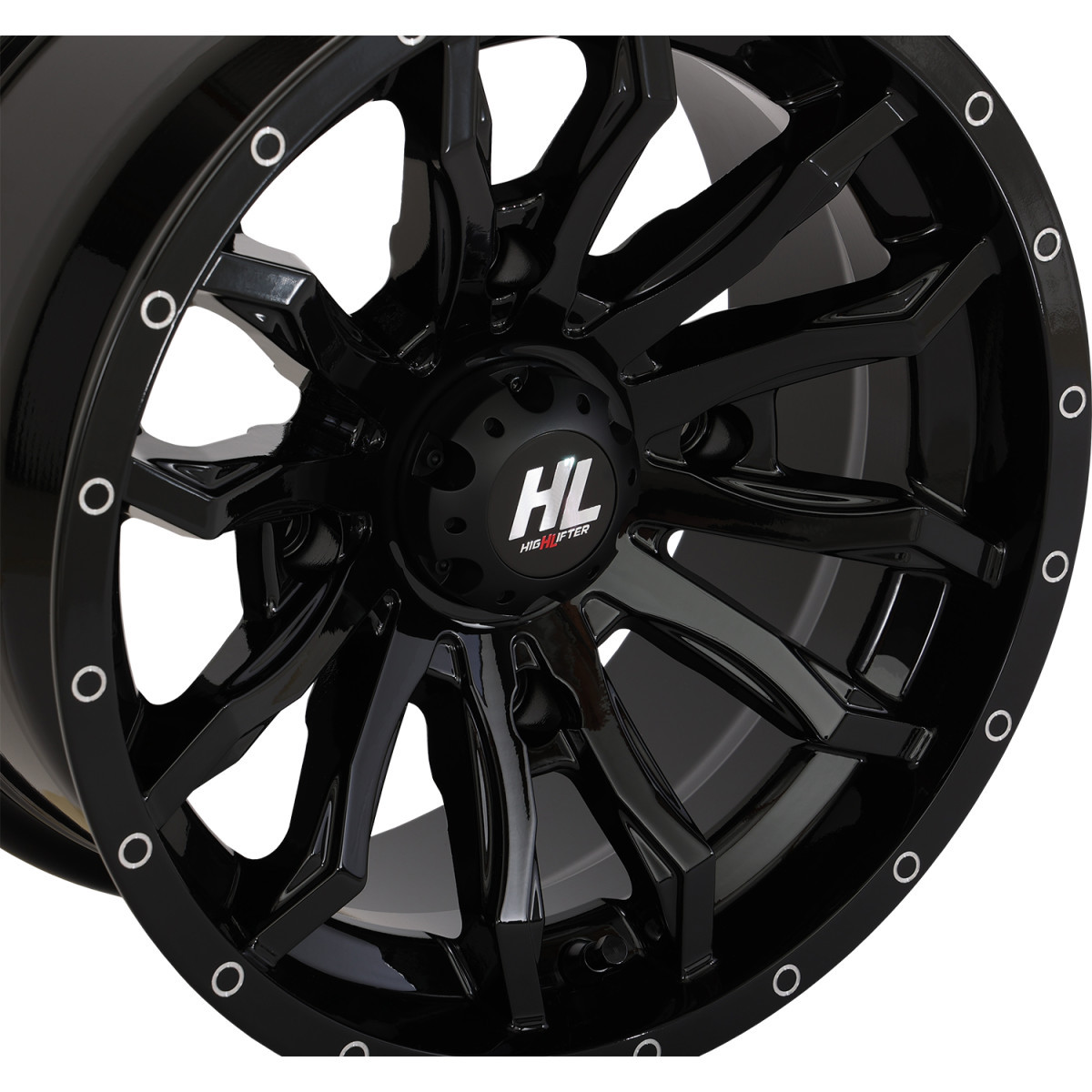 High Lifter #14HL21-1237 - Wheel - HL21 - Front/Rear - Gloss Black - 14x7 - 4/137 - 4+3 (+10 mm)