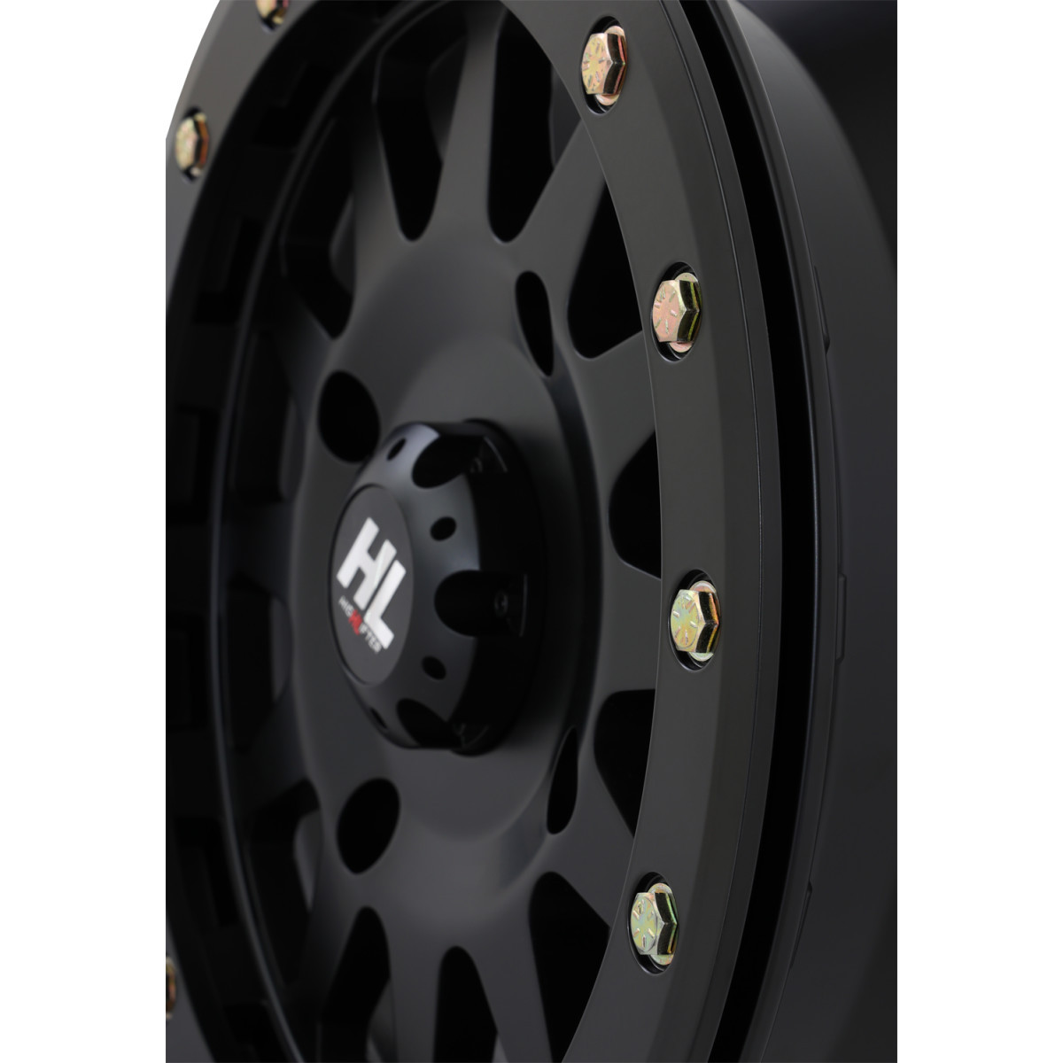 High Lifter #14HLA1-1456 - Wheel - HLA1 Beadlock - Front/Rear - Matte Black - 14x7 - 4/156 - 5+2 (+40 mm)