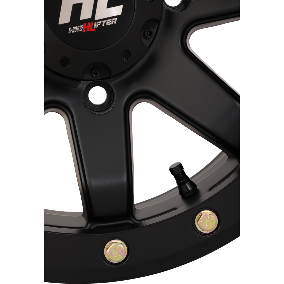 High Lifter #15HL09-1437 - Wheel - HL9 Beadlock - Front/Rear - Matte Black - 15x7 - 4/137 - 5+2 (+30 mm)