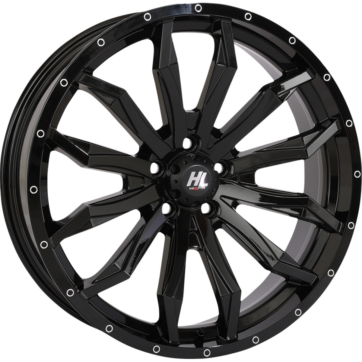 High Lifter #20HL21-1245 - Wheel - HL21 - Front/Rear - Gloss Black - 20x7 - 5/4.5 - 4+3 (+10 mm)