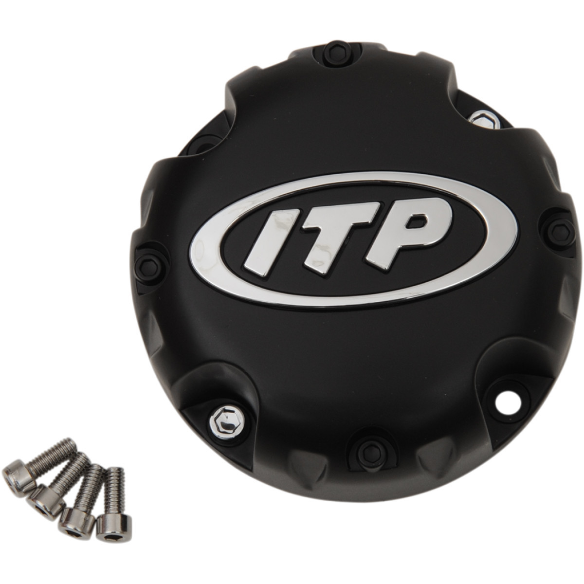 ITP #B110CY - Center Cap - Replacement/Wheel - Cyclone - Black