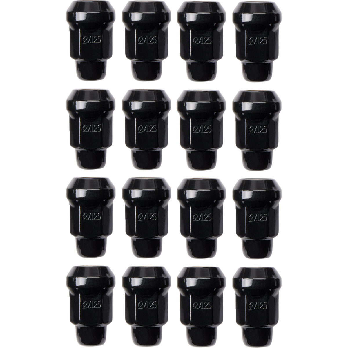 ITP #BLUG19BX - Lug Nuts - 60° Tapered - Black - M12 x 1.25 - 16 Pack