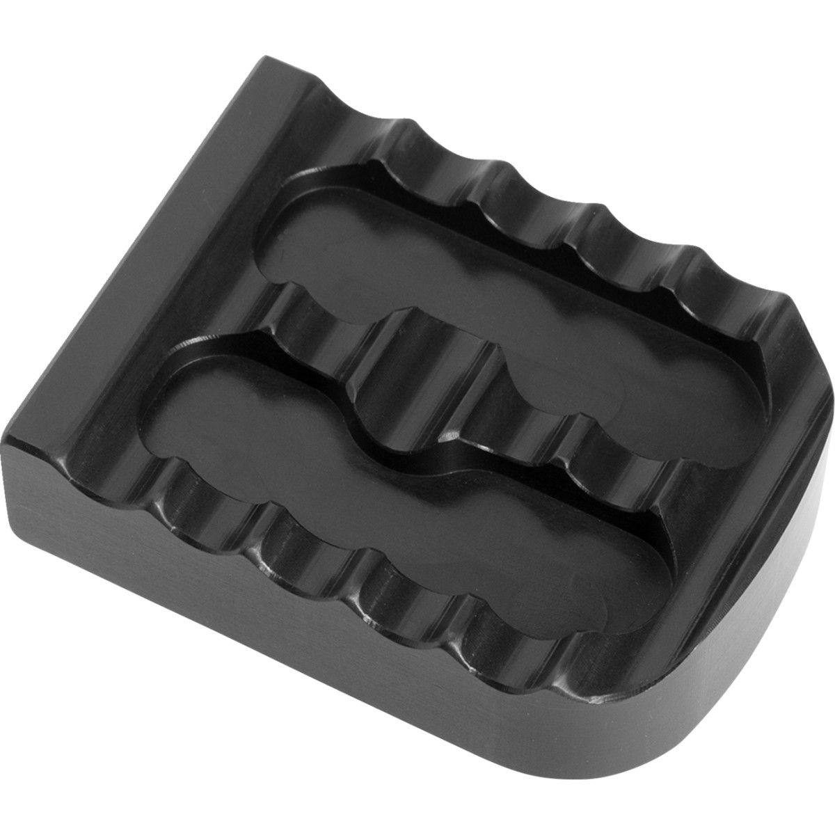 Joker Machine #08-650-1B - Brake Pedal Cover - Black - Serrated