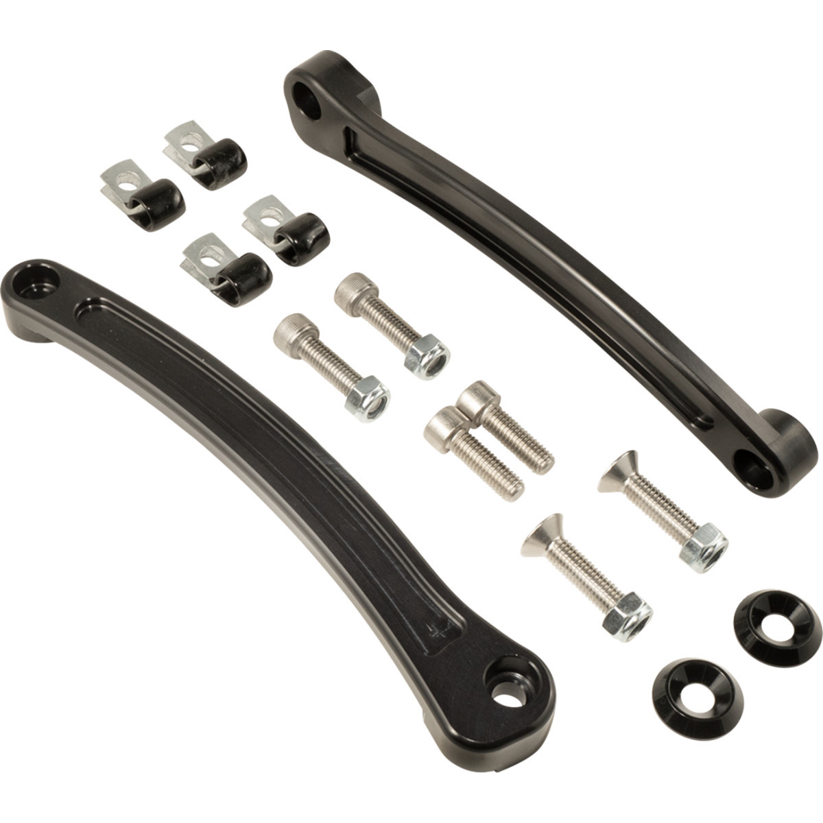 Joker Machine #30-700-1 - Fender Side Rails - Black - Indian Scout