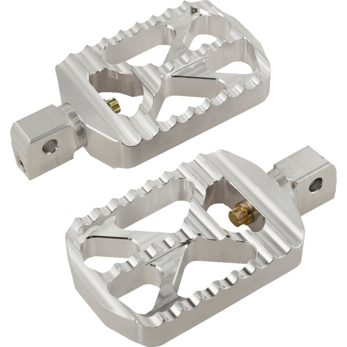 Joker Machine #08-646-8 - Bear Claw Foot Pegs - Silver - Indian