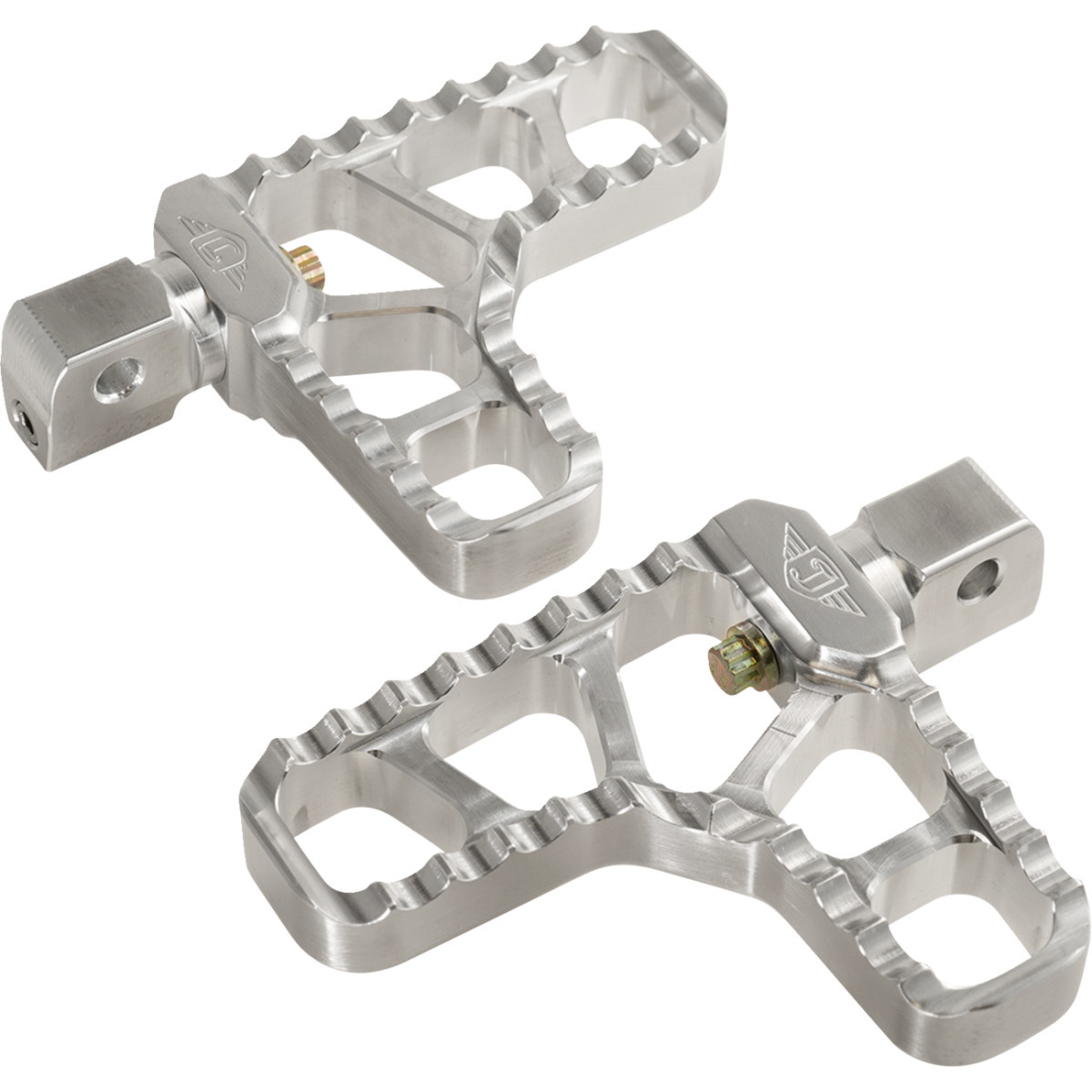 Joker Machine #08-62-8 - Serrated Heel Pegs - Silver - Indian