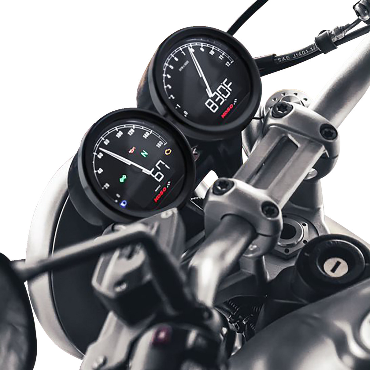 Koso North America #BA085001-HD - TNT-05S - Speedometer Gauge - D60