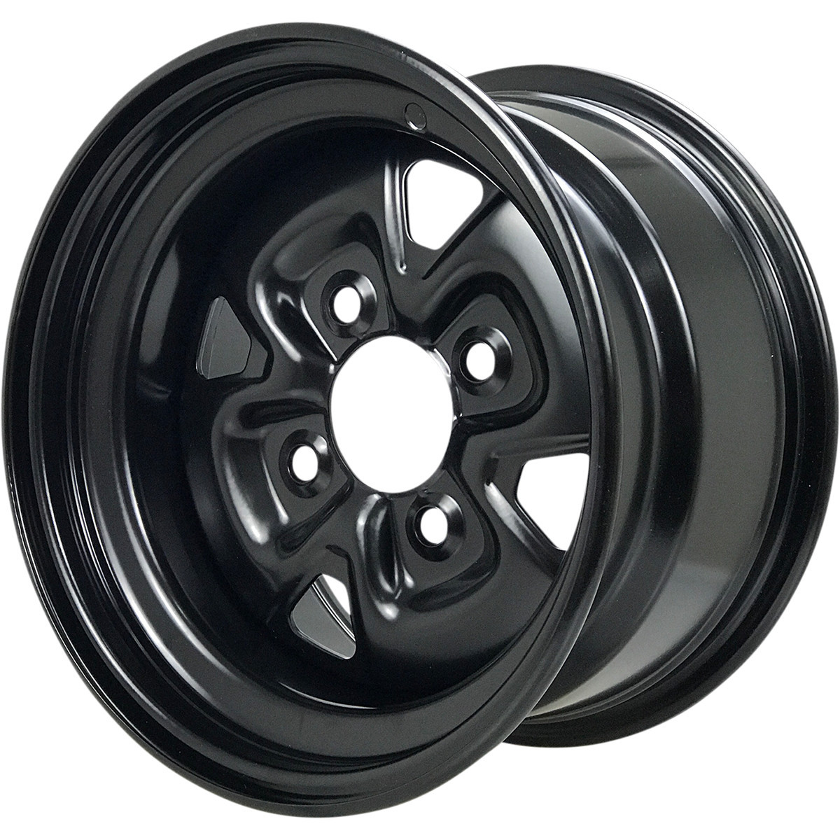 Moose Offroad - Steel Wheel - Black - 12x7 - 4/156 - 4+3