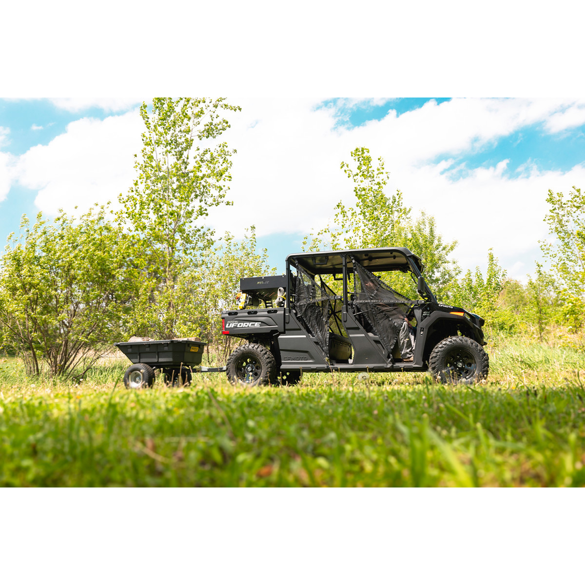 Moose Offroad - Wheel - 26X - Front - Black - 12x7 - 4/110 - 4+3