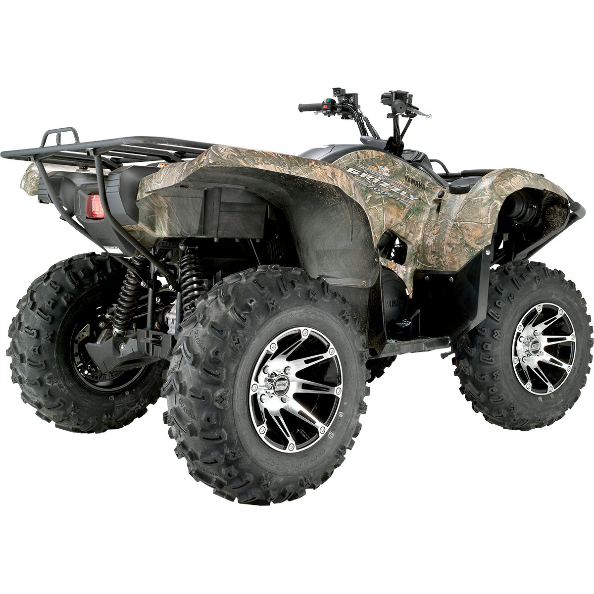 Moose Offroad - Wheel - 387X - Front - Machined Black - 12x7 - 4/156 - 4+3